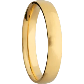 14K Yellow Gold with Satin Finish