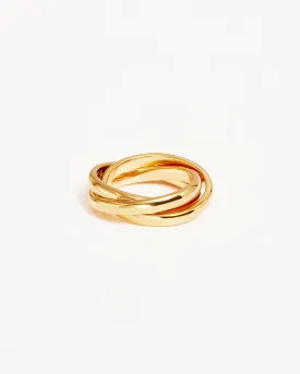 18k Gold Vermeil Now and Forever Ring