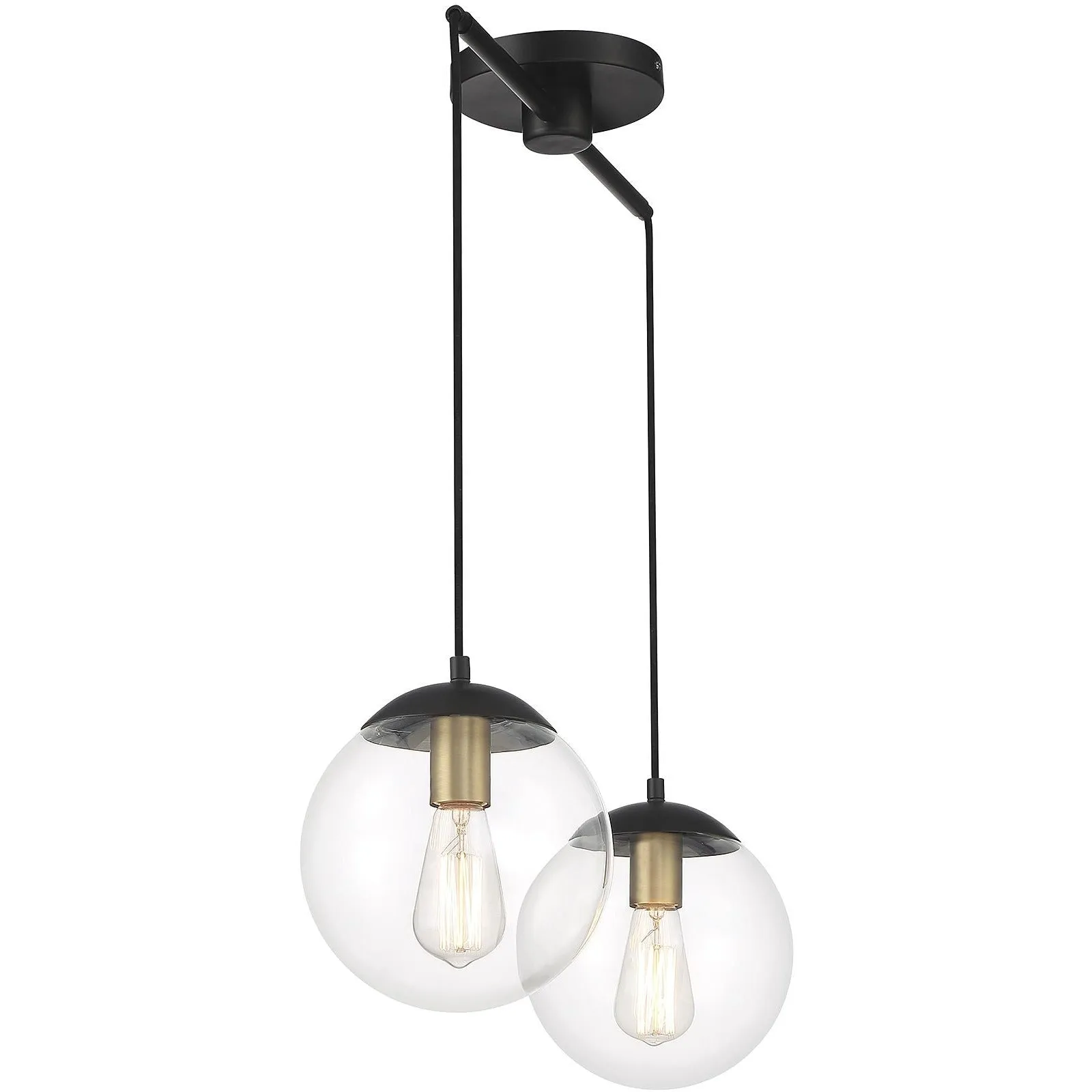 2-Light Linear Chandelier