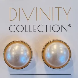 2 Pairs Magnetic Hijab Pearl Pins - White (4pcs)