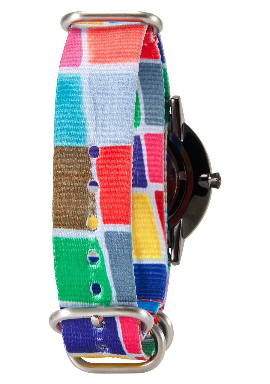 20mm Recycled NATO Band - Pool Tiles