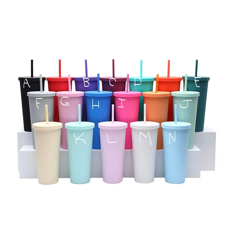24oz plastic Tumbler 24oz- In Stock