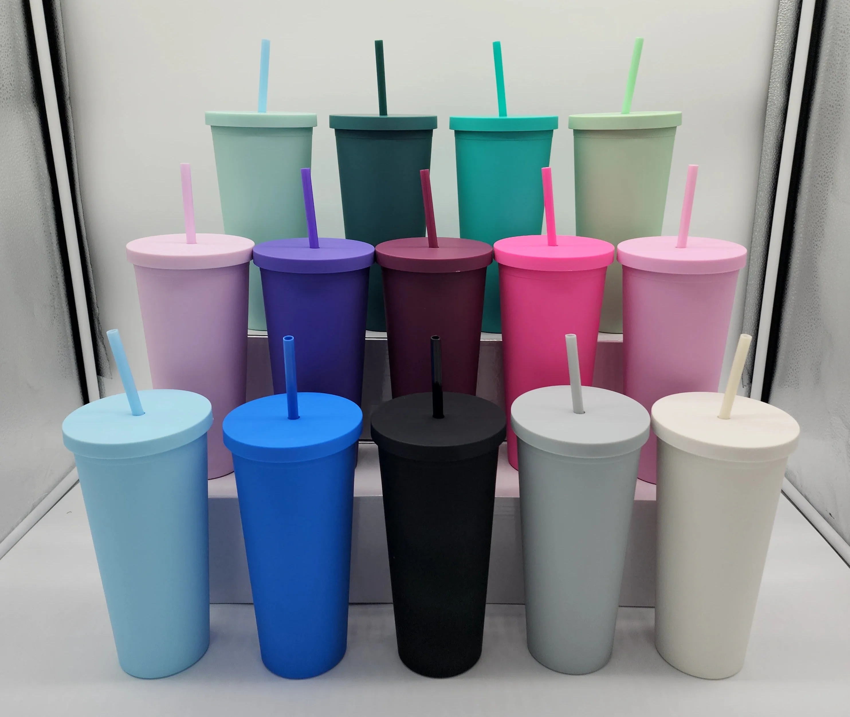 24oz plastic Tumbler 24oz- In Stock
