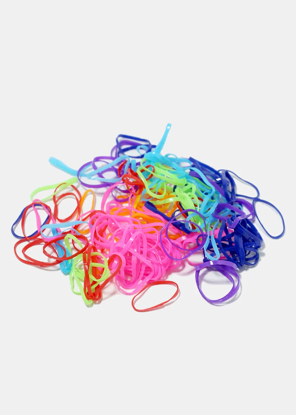 250-Piece Multi Color Hair Elastics