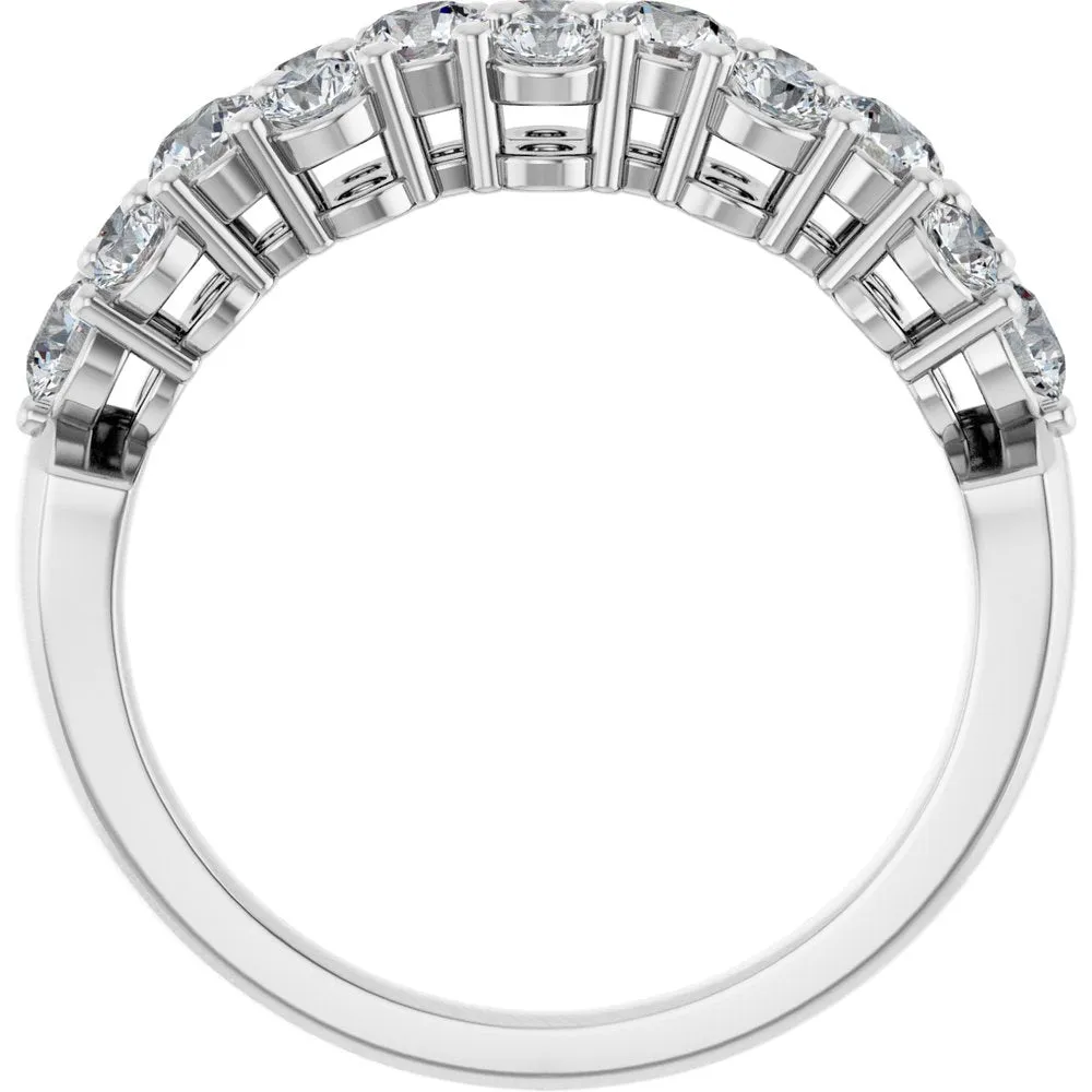 653561 - 14K Gold 1 CTW Lab-Grown Diamond Anniversary Band