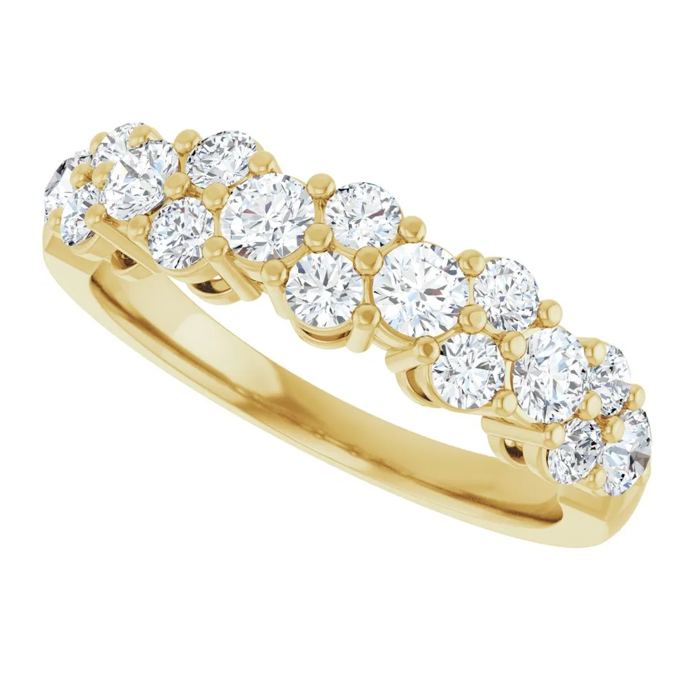 653561 - 14K Gold 1 CTW Lab-Grown Diamond Anniversary Band