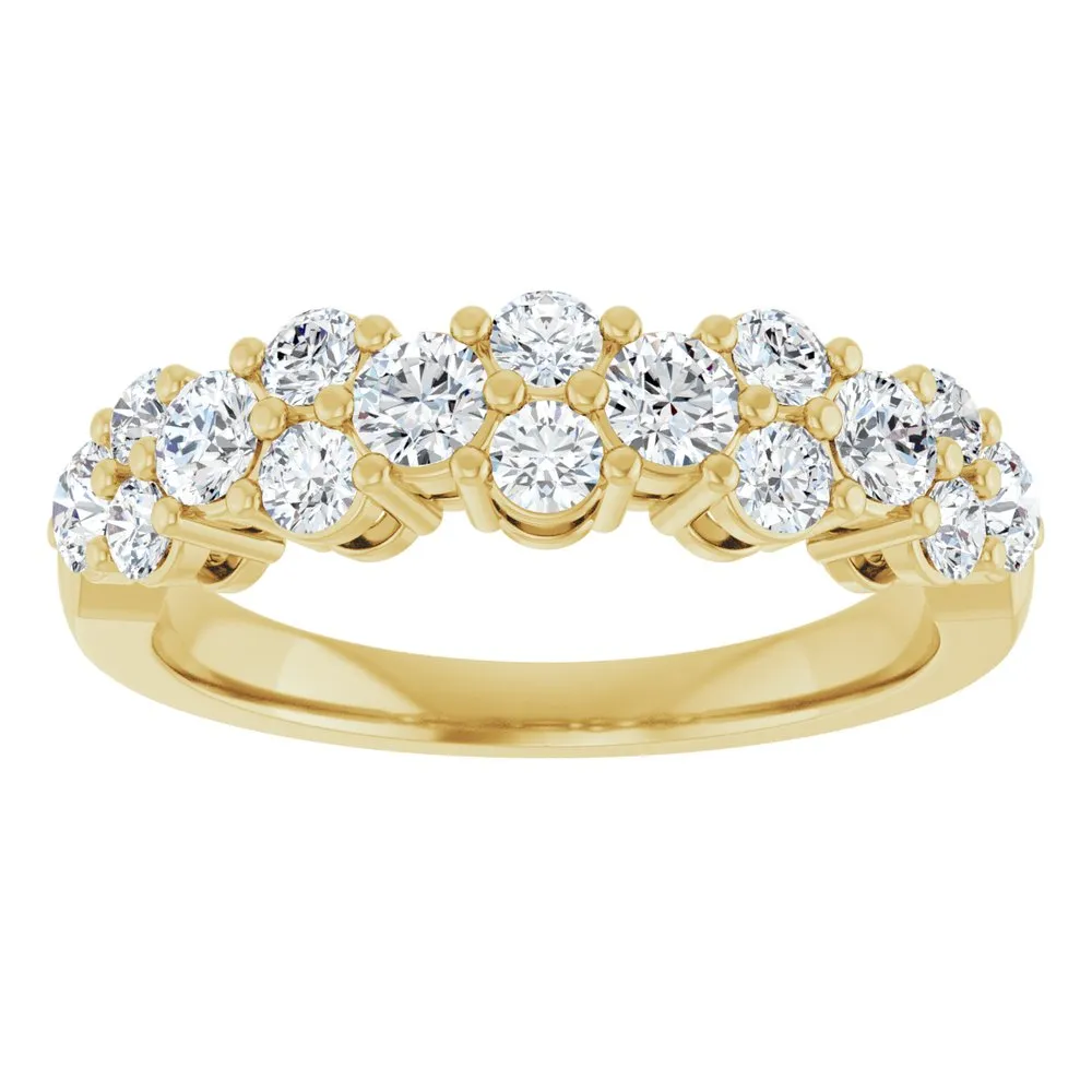 653561 - 14K Gold 1 CTW Lab-Grown Diamond Anniversary Band