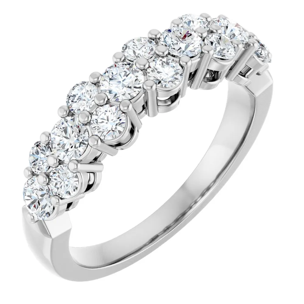 653561 - 14K Gold 1 CTW Lab-Grown Diamond Anniversary Band