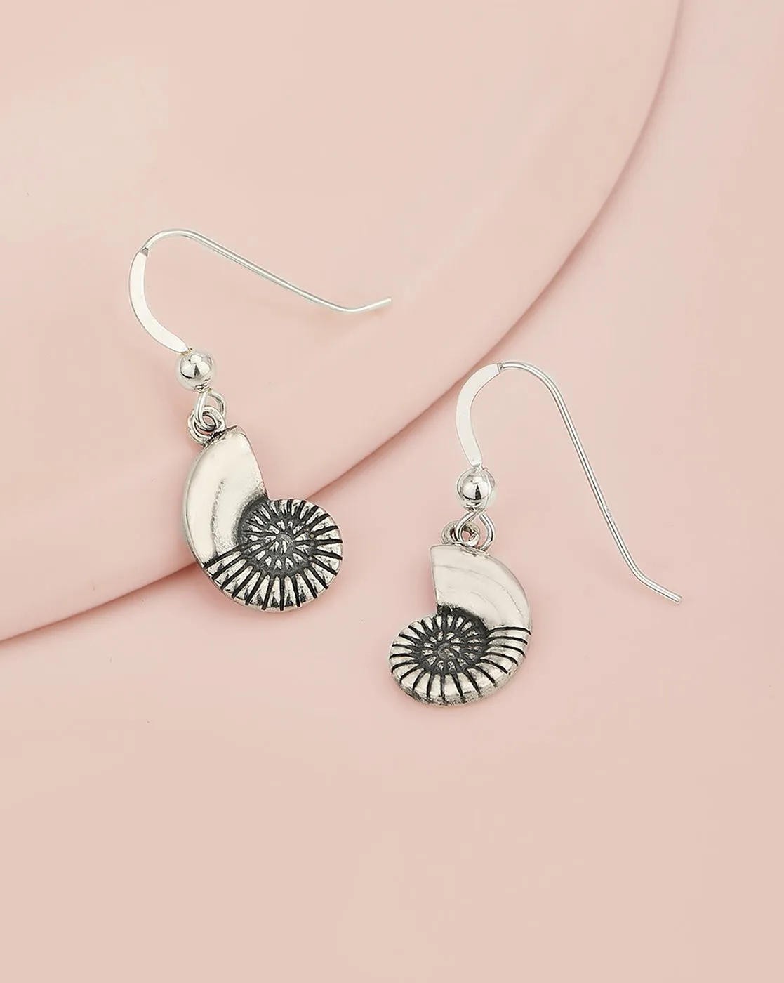 925 Sterling Silver Rhodium Plated And Oxidised Drop Earring For Women