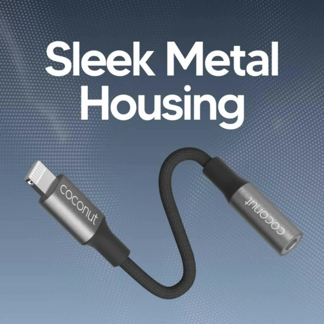 AC02 Lightning to 3.5mm AUX Adapter Connector, High Quality Audio Lightning to Jack (Pack Of 2)