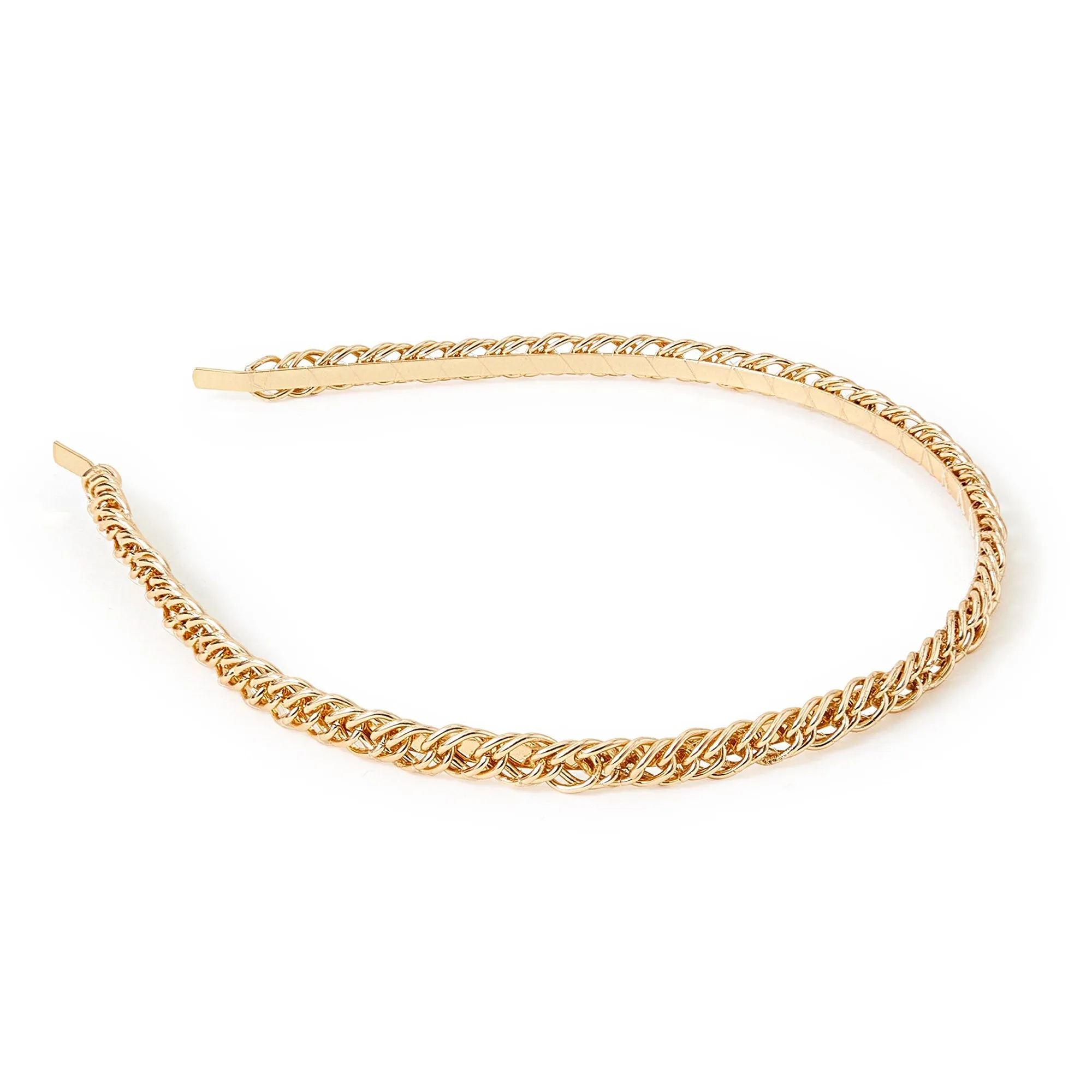 Accessorize London Blue Metal Hair Chain Headband