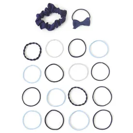 Accessorize London Girl's School Hair Pony Pack of 18