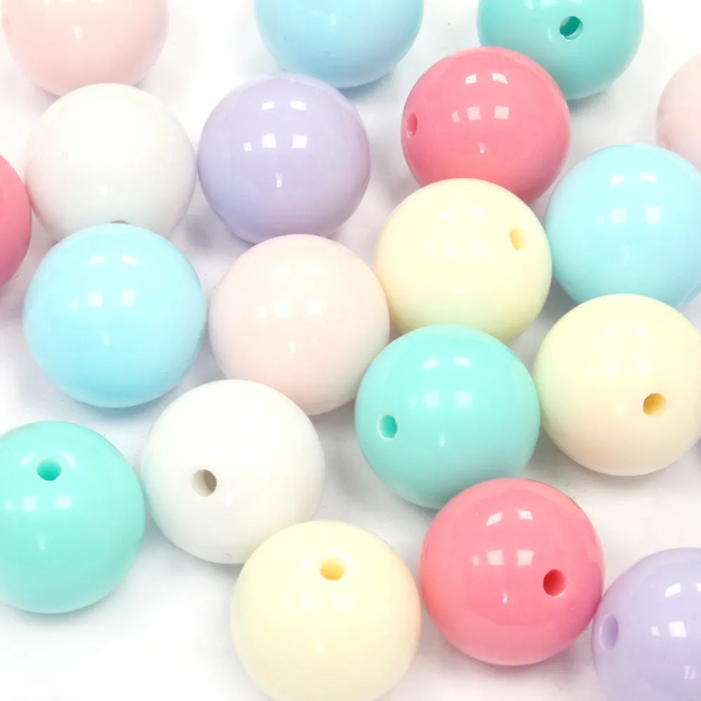 Acrylic Rounds 16mm Ice Cream Mix - Pack of 20