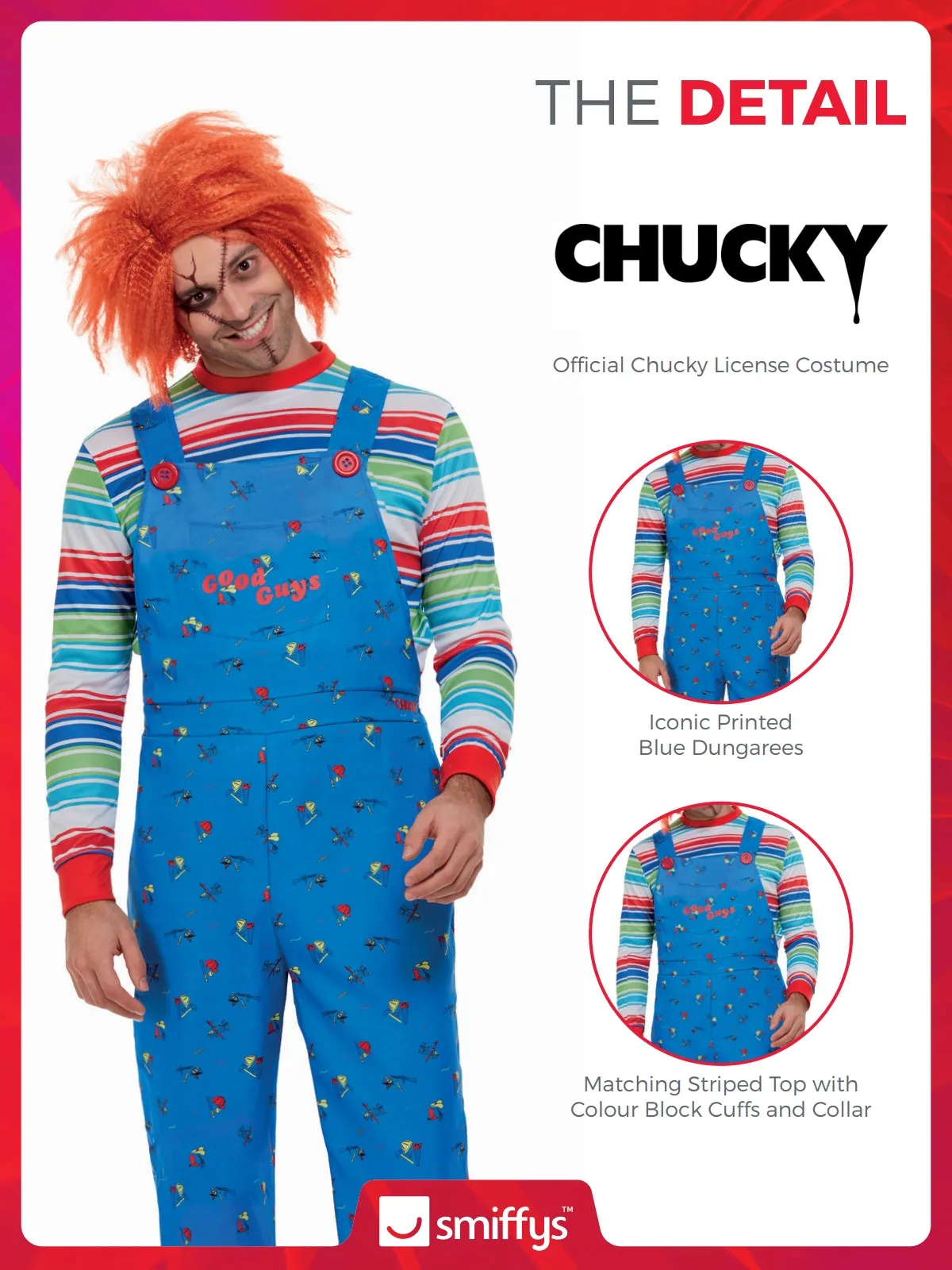 Adult Mens Chucky Costume