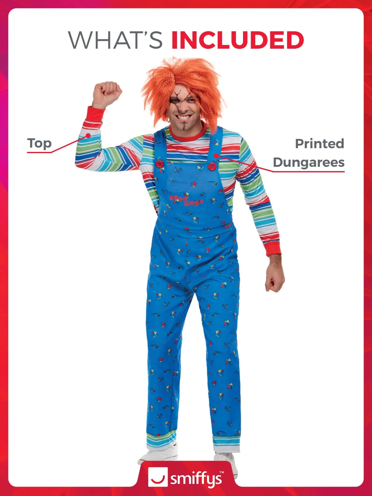 Adult Mens Chucky Costume