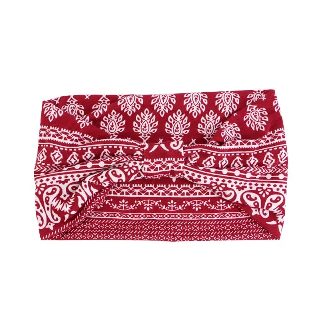 African Pattern Print Headband for Women