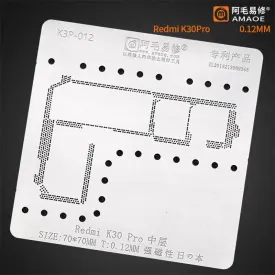 Amaoe Stencil Middle Layer BGA Reballing Stencil  For Xiaomo Redmi