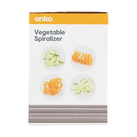 Anko Vegetable Spiralizer - White & Grey /Suitable For Domestic Use