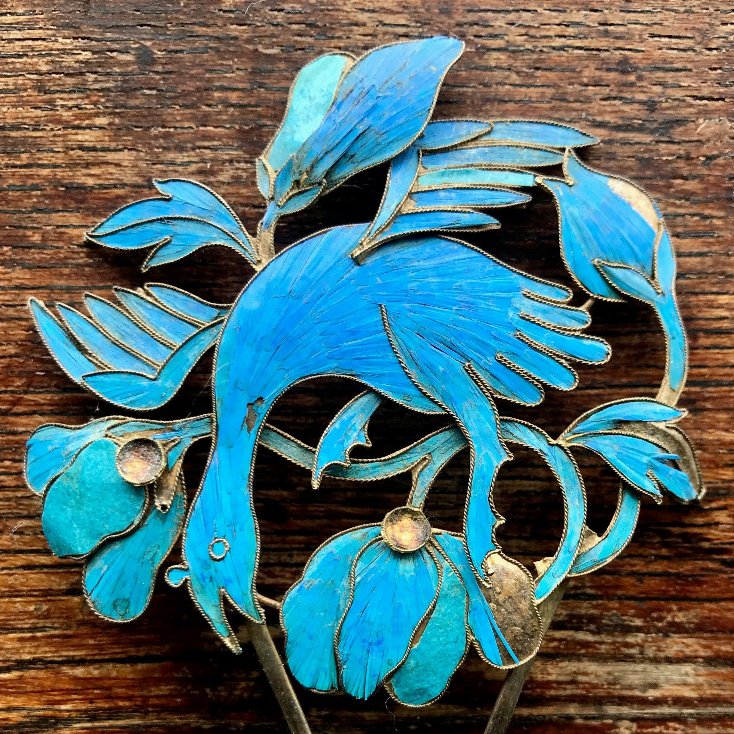 Antique Qing Dynasty Tian-Tsui Hair Pin - 0004