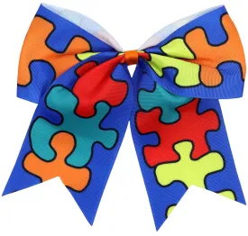 Autism Awareness Bows