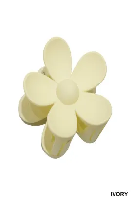 Azalea Flower Claw Clip - Ivory