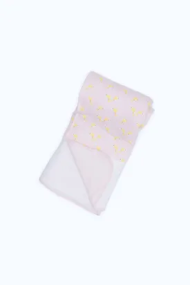 Babies Pink Allover Print Padded Blanket