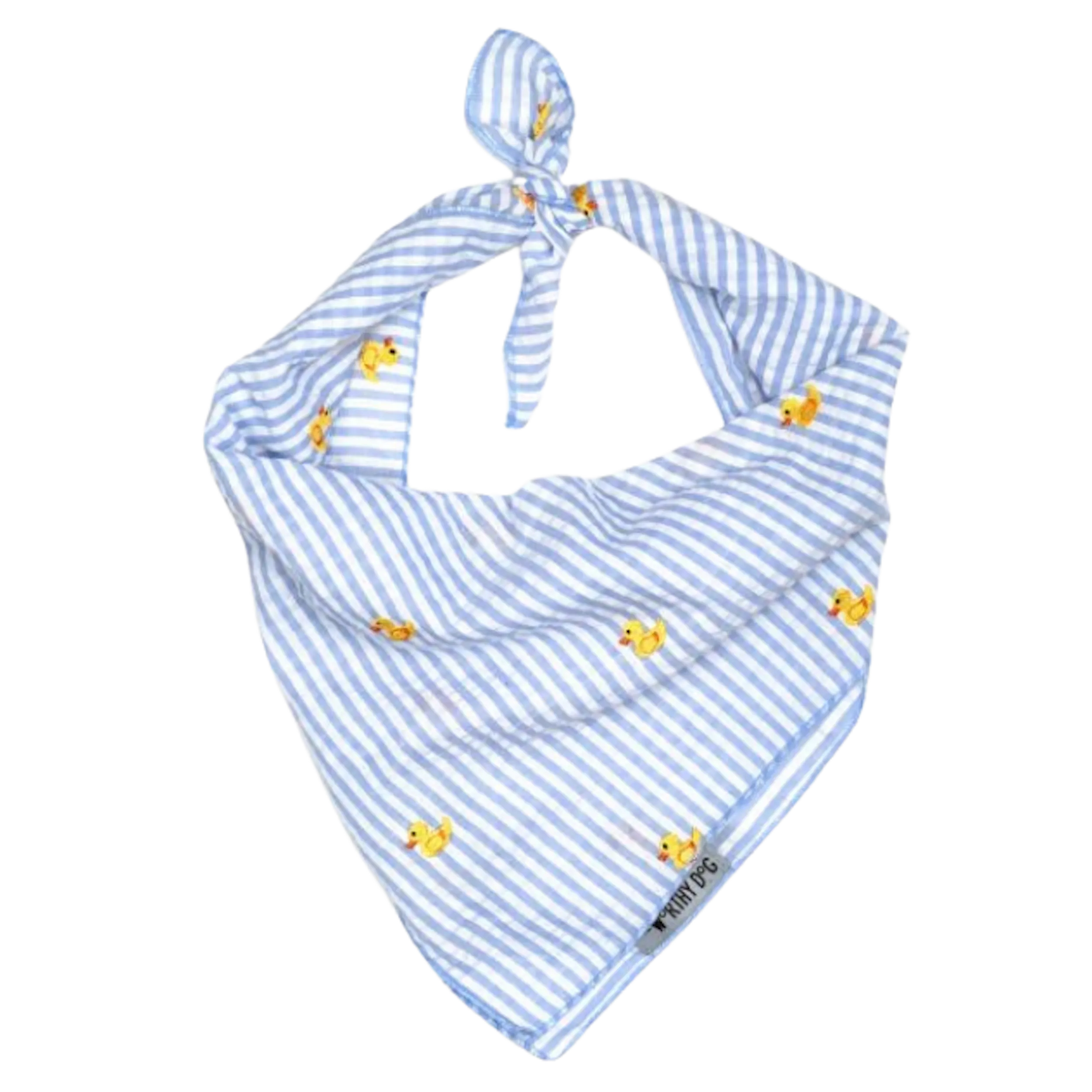 Bandana | Blue Stripe Rubber Duck