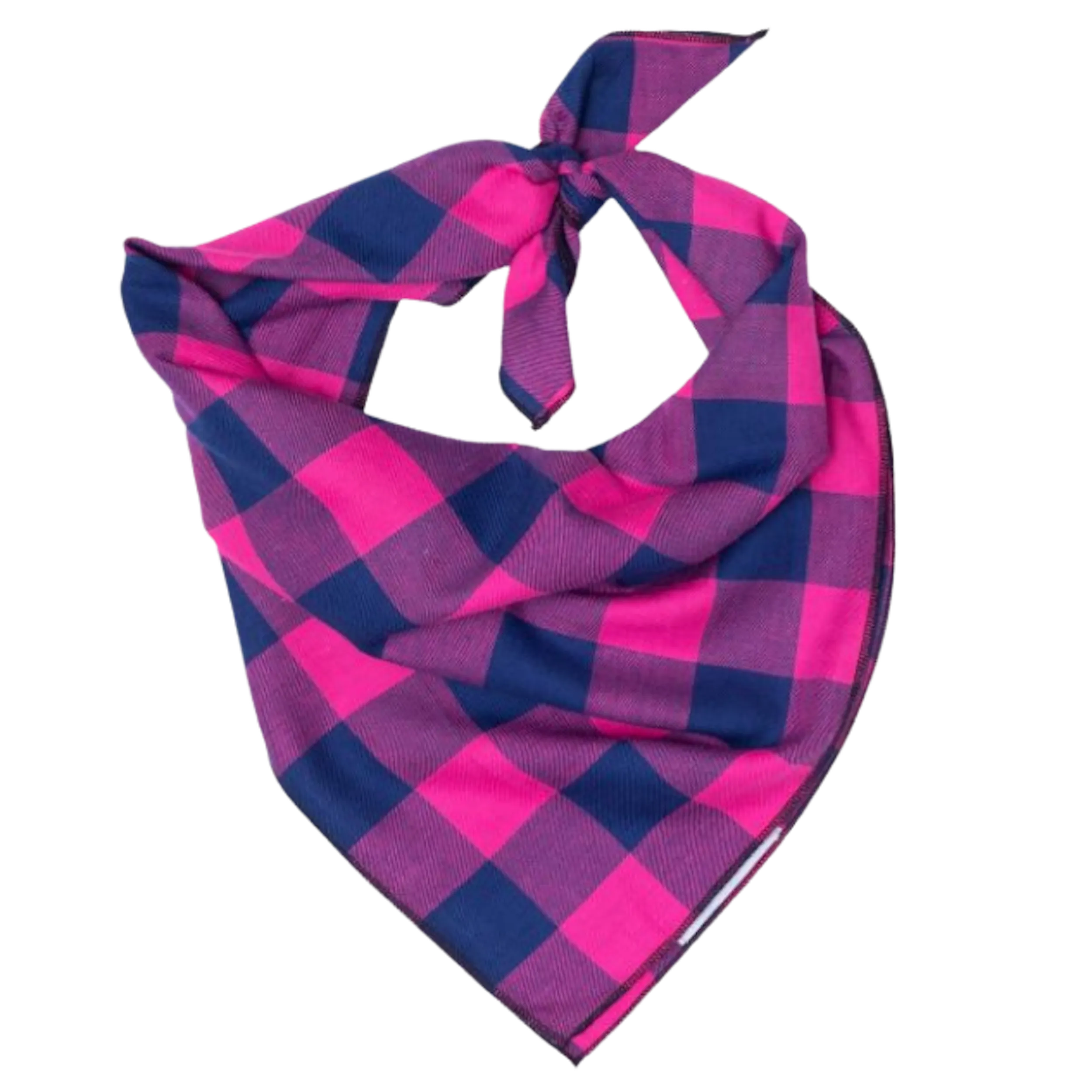 Bandana | Buffalo Check Pink & Navy