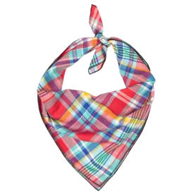 Bandana | Coral Plaid