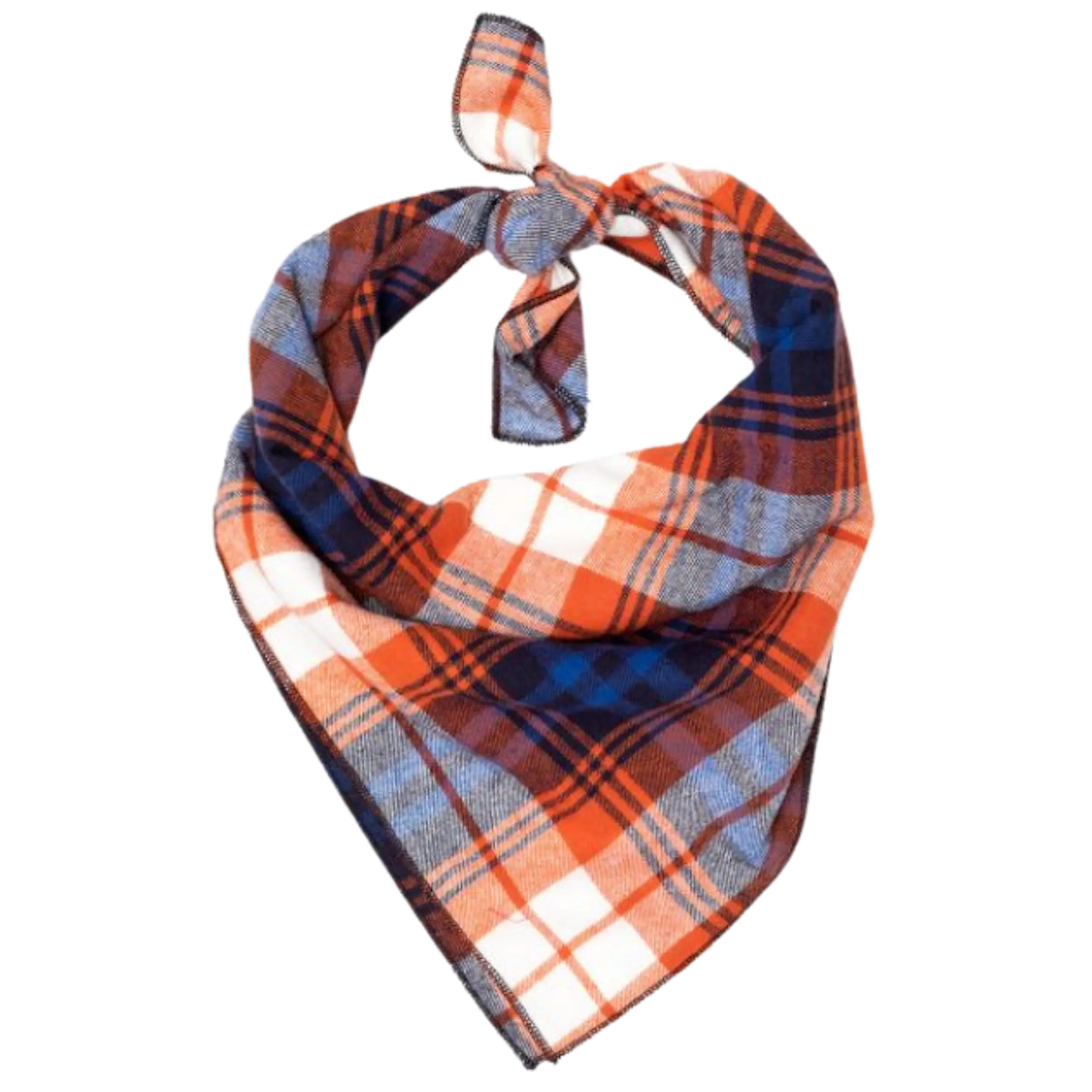 Bandana | Rust & Navy Plaid