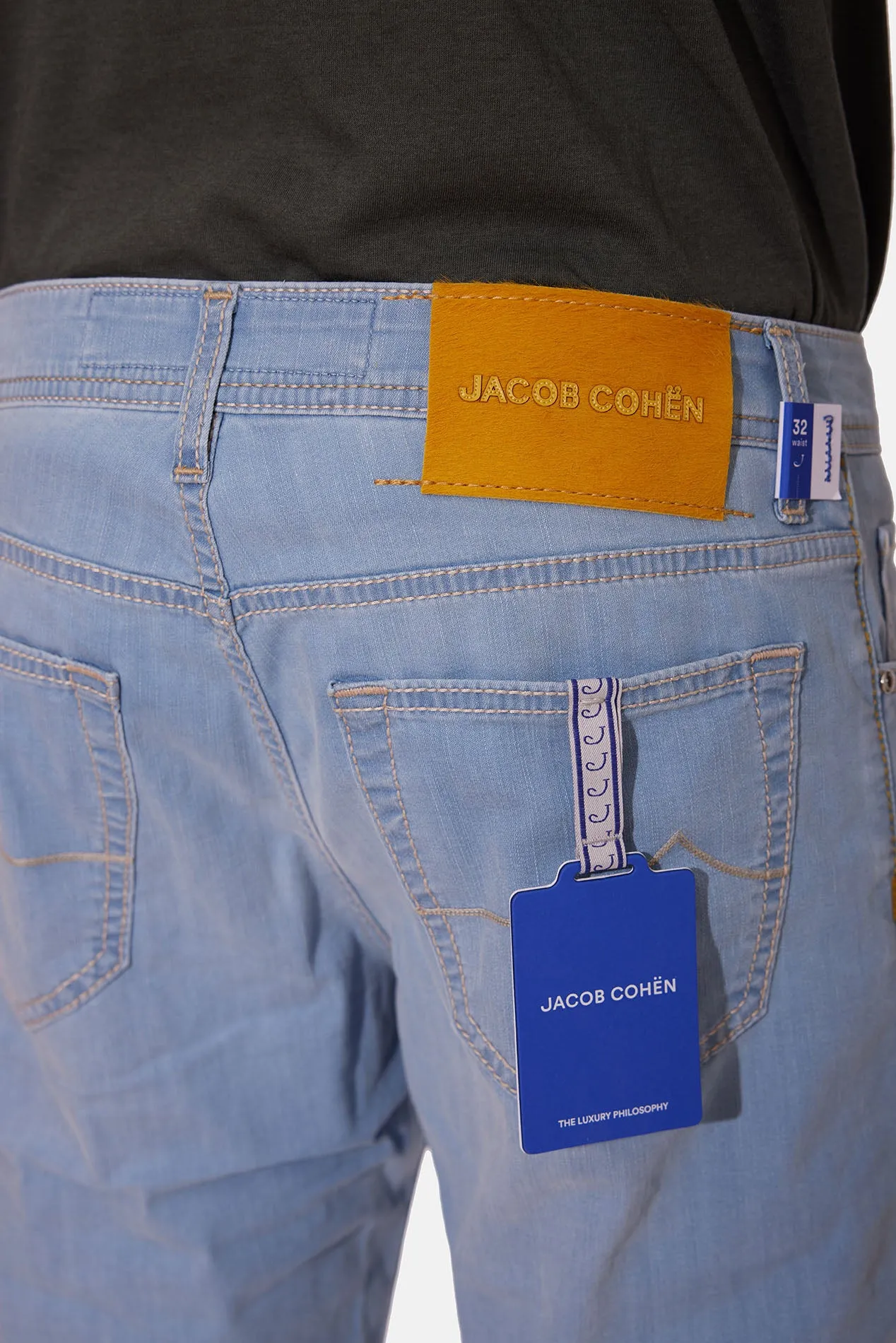 Bard 8oz Slim Fit Denim Powder Blue