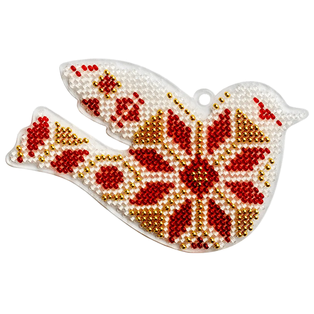 Bead embroidery kit on a plastic base FLPL-020