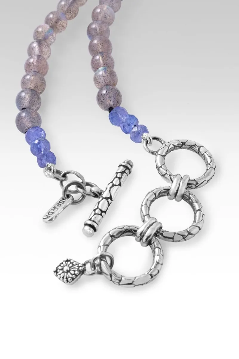 Beaded Labradorite Necklace™ in Watermark