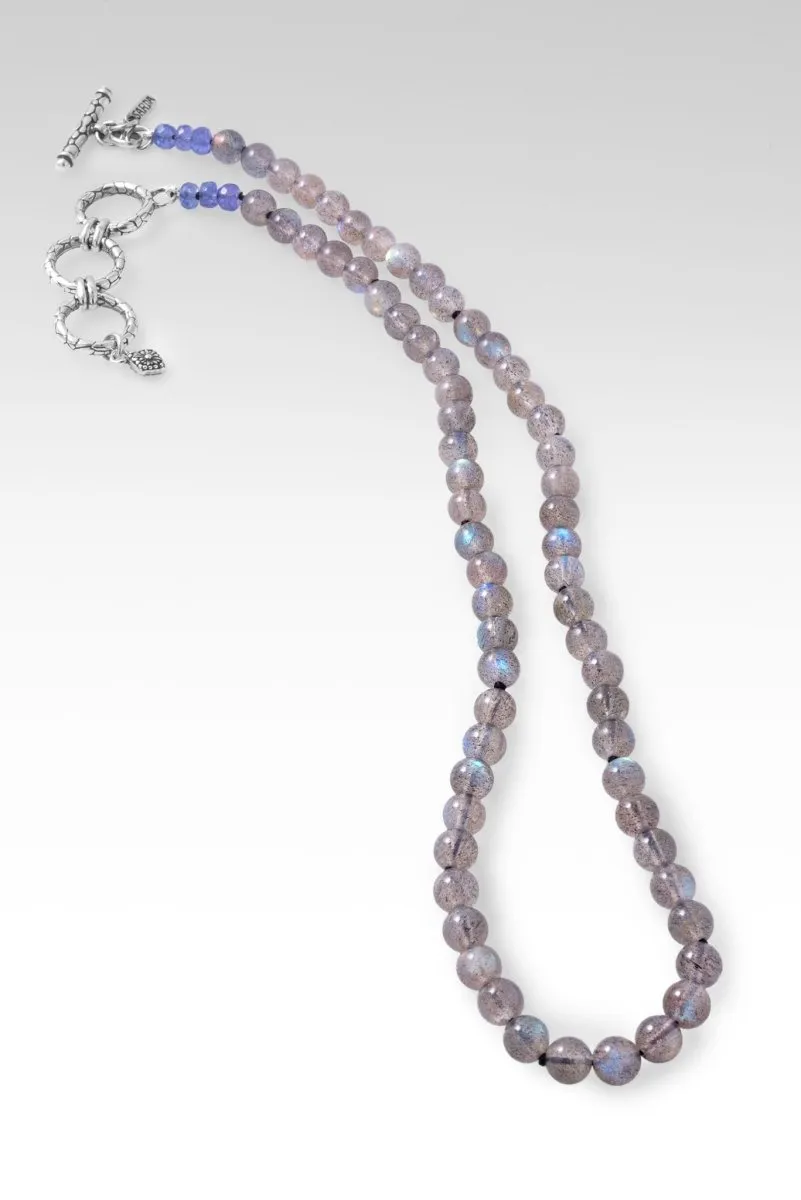 Beaded Labradorite Necklace™ in Watermark