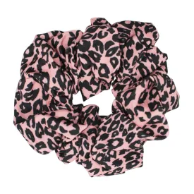 Behati Leopard Print Scrunchie - Pink