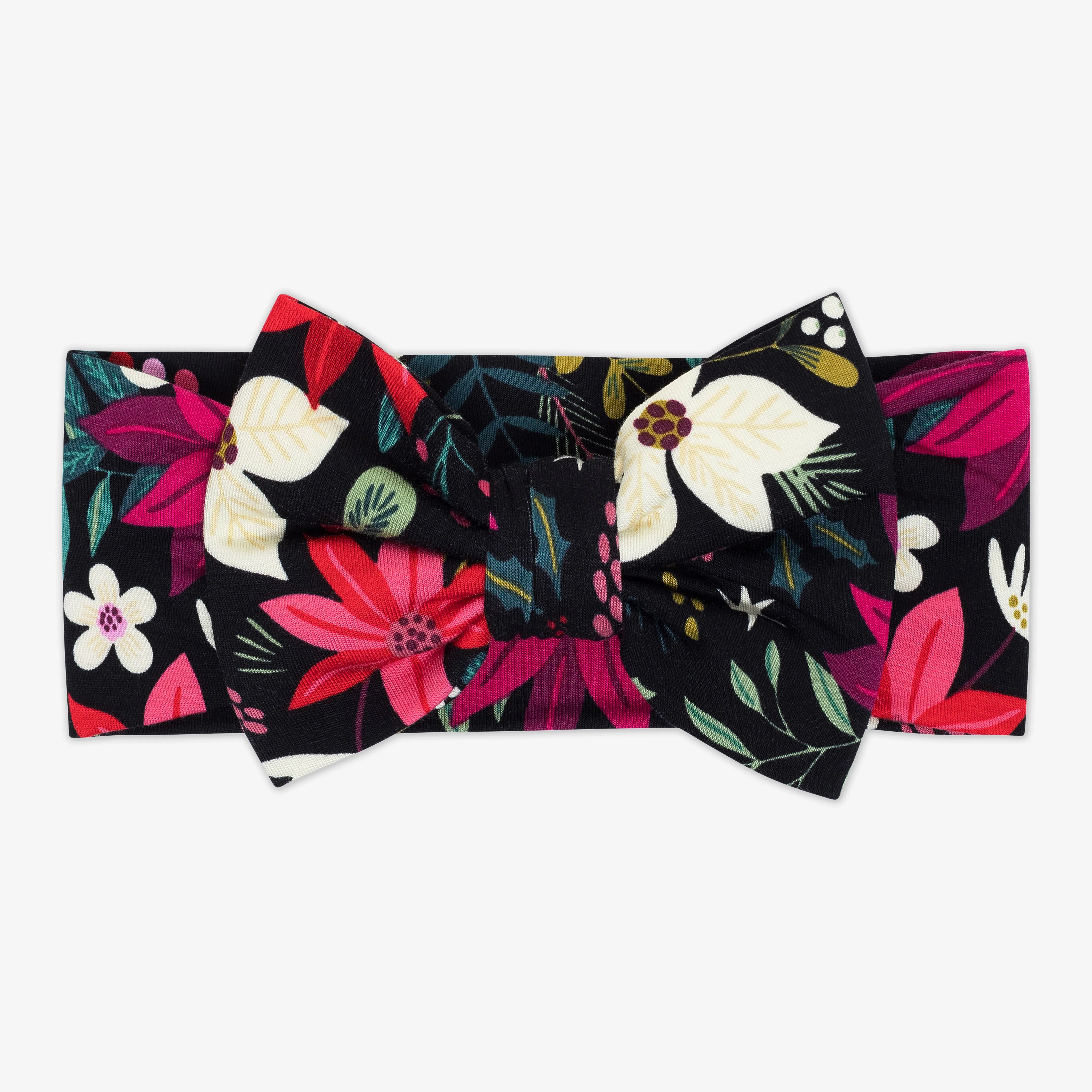 Berry Merry Luxe Bow Headband