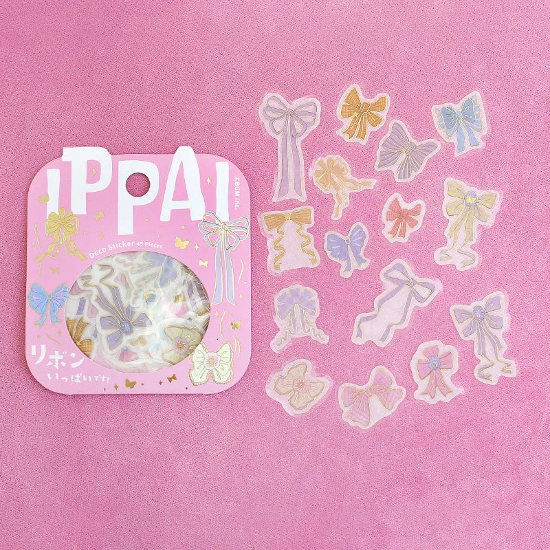 BGM Foil Stamping Flake Seal: Ippai - It's Full of Ribbons