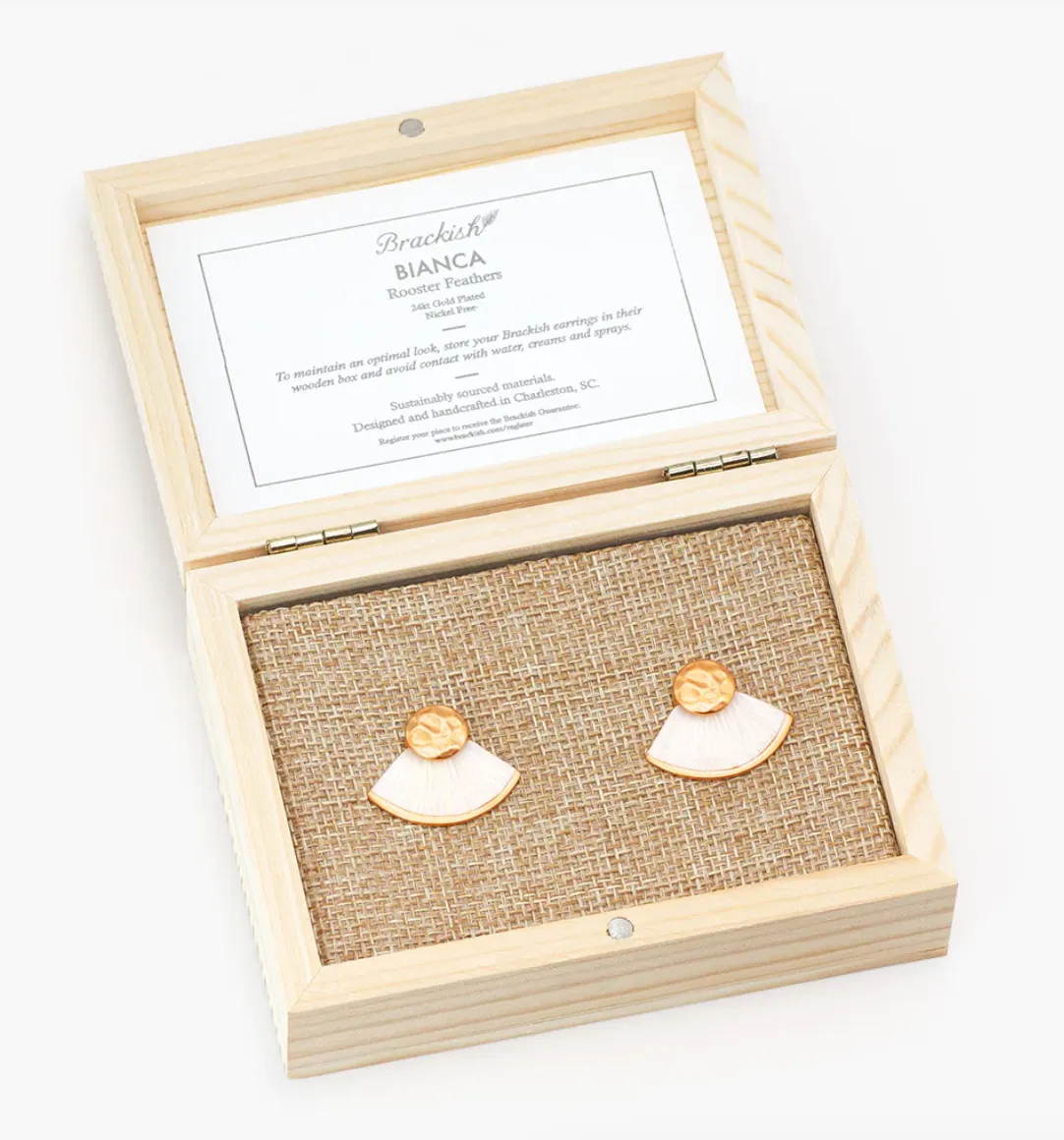Bianca Fan Earrings