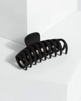 Black Matte Hair Claw Clip