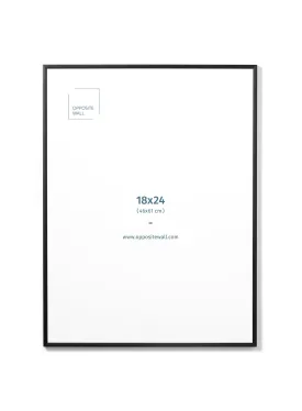 Black Metal Frame, 18x24 in | 46x61 cm