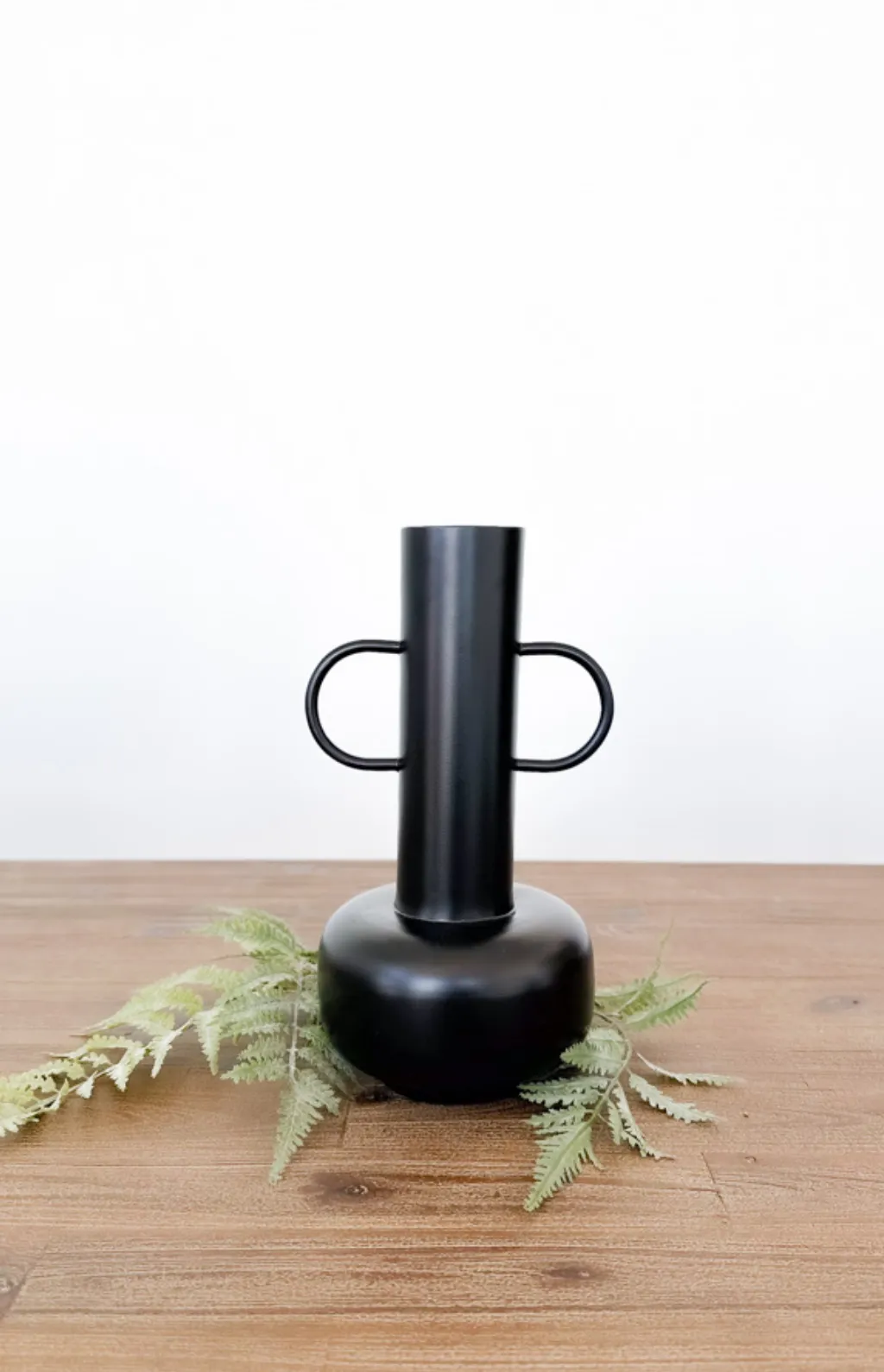 Black Metal Vase