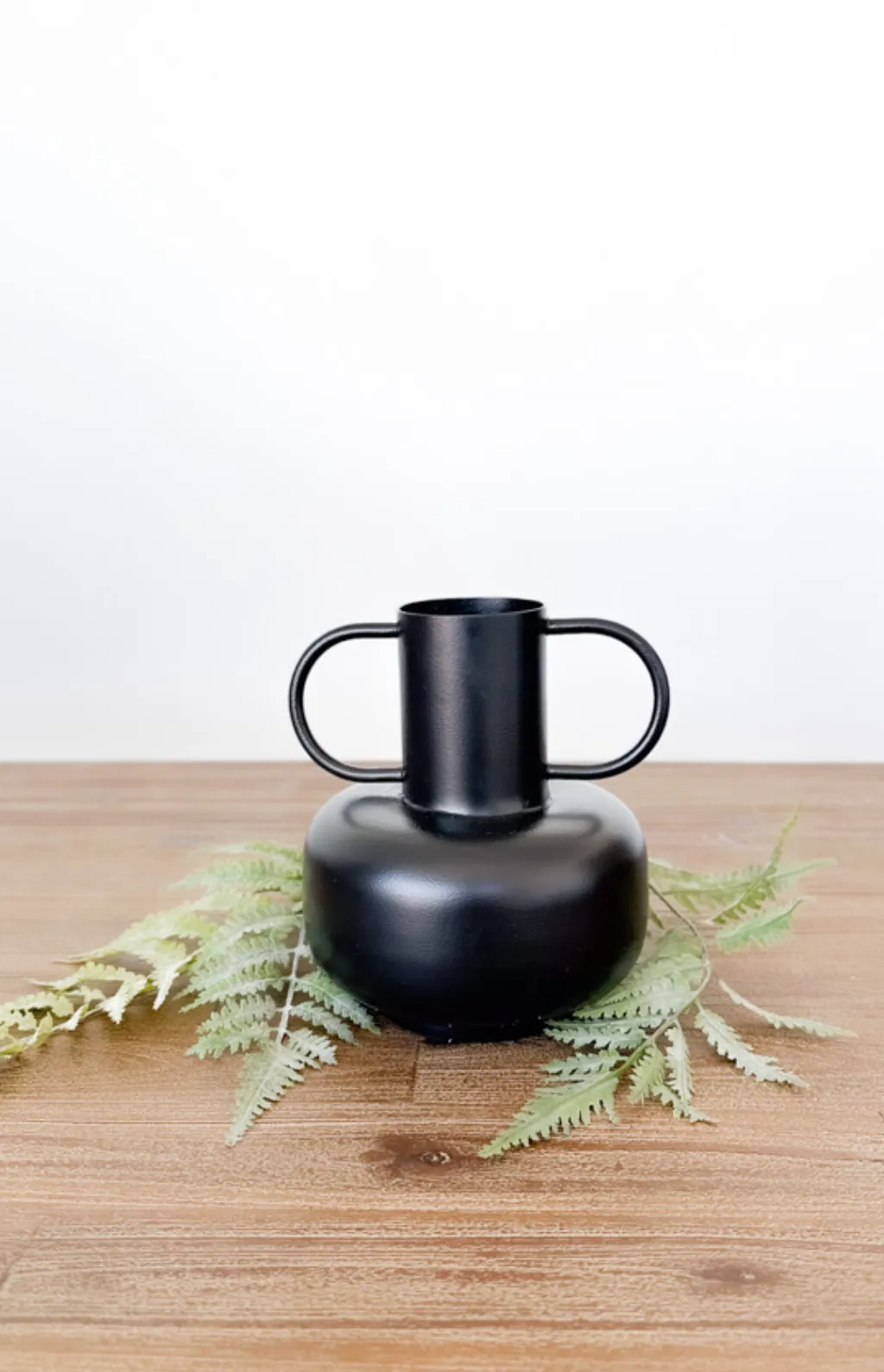 Black Metal Vase