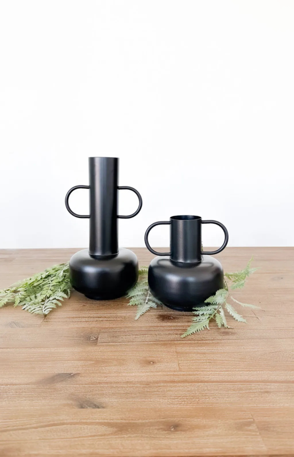 Black Metal Vase