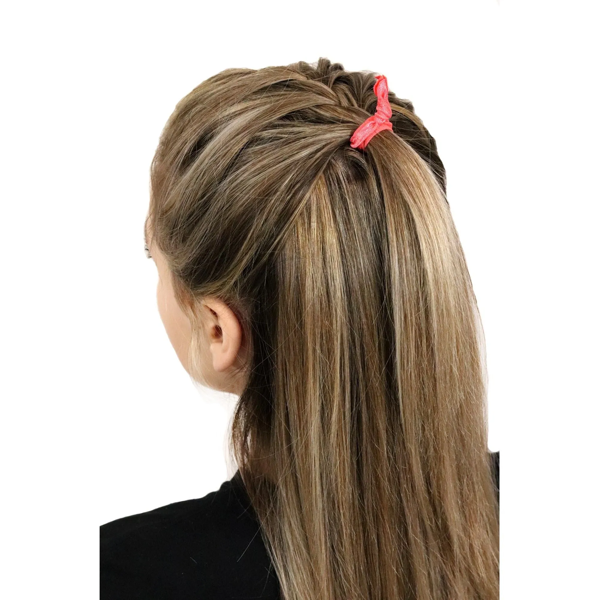 Black Ribbon Hair Ties - 100