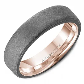 Bleu Royale 14K Gold Wedding Band RYL-126TY6