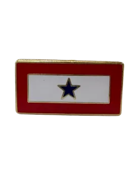 Blue Star Flag Lapel Pin