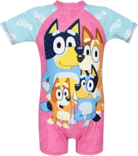 Bluey Swimsuit | Girls One Piece Swimsuits | Bathing Suit Girls | Official Merchandise