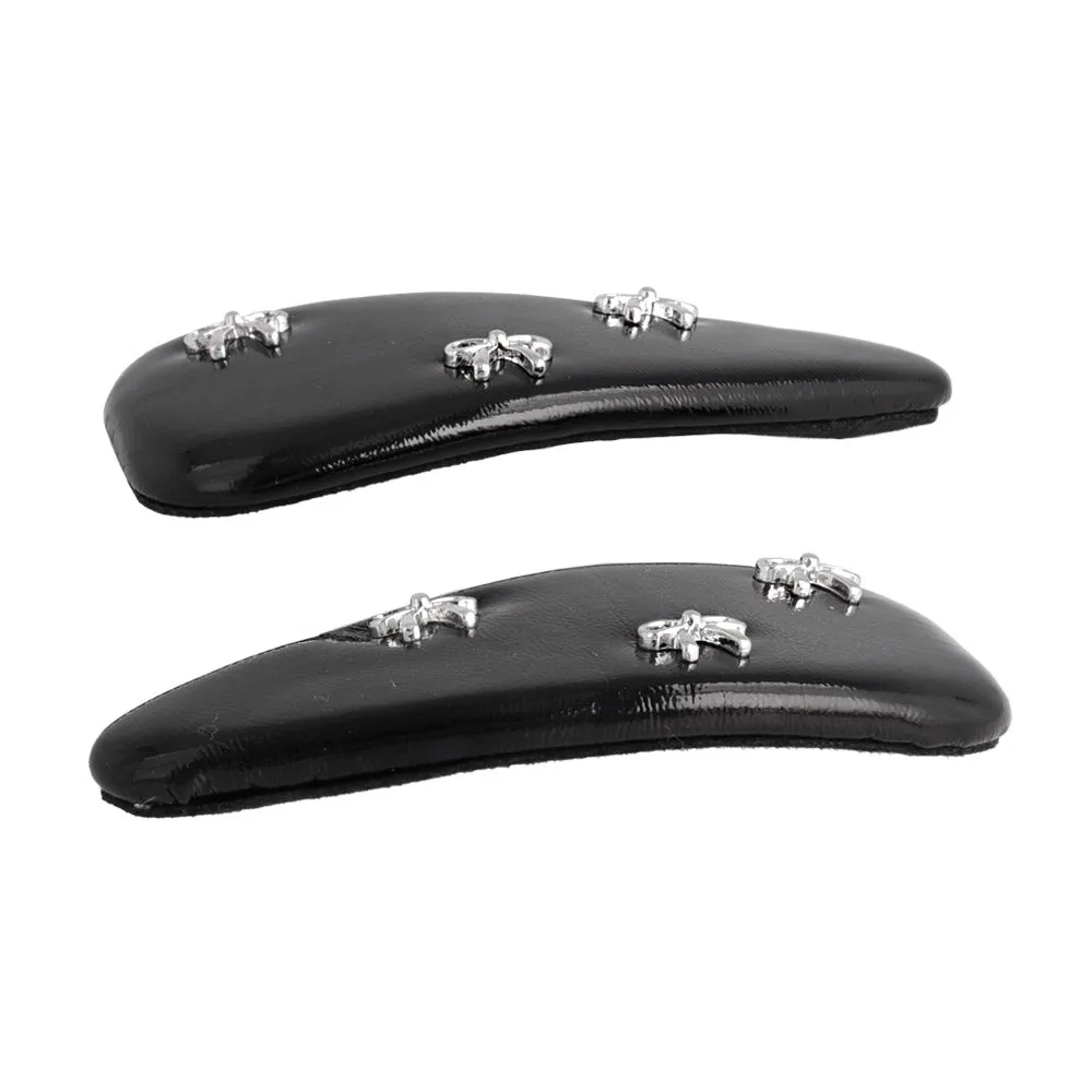 Bow Detail Monotone Snap Clip Set