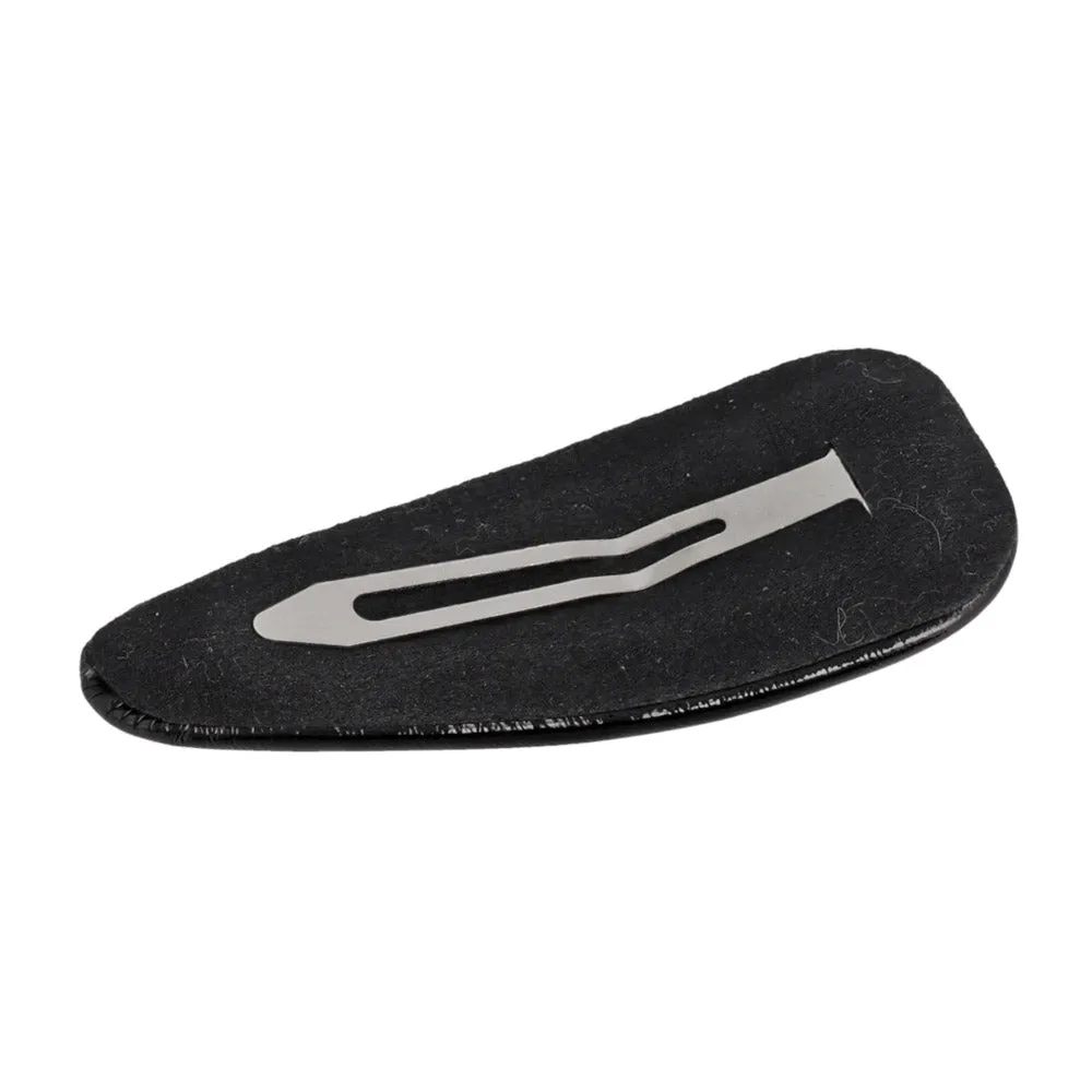 Bow Detail Monotone Snap Clip Set