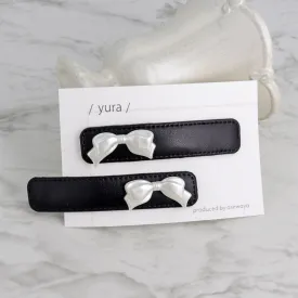 Bowknot Rectangular Snap Clip